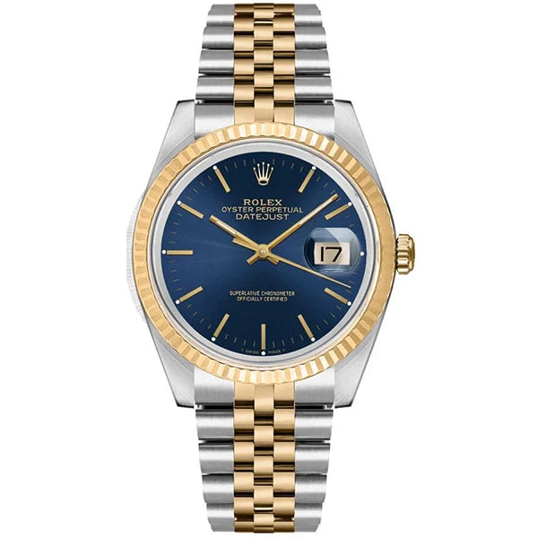 Rolex Datejust Gold & Steel Blue Dial 36mm